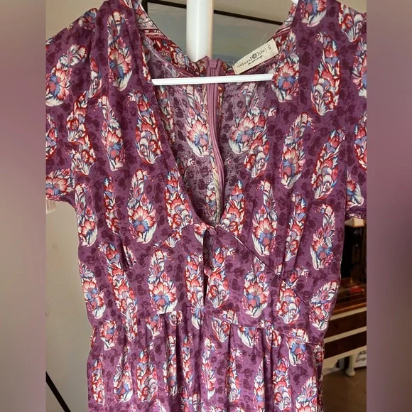 NATURAL LIFE Purple and Red Floral Maxi Dress - Picture 2 of 5
